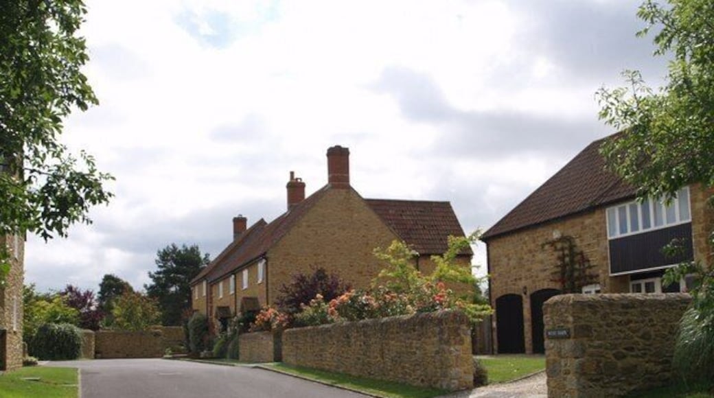 Lower Farm, Over Compton The farm buildings have been transformed into a charming little housing estate on the north edge of the village.