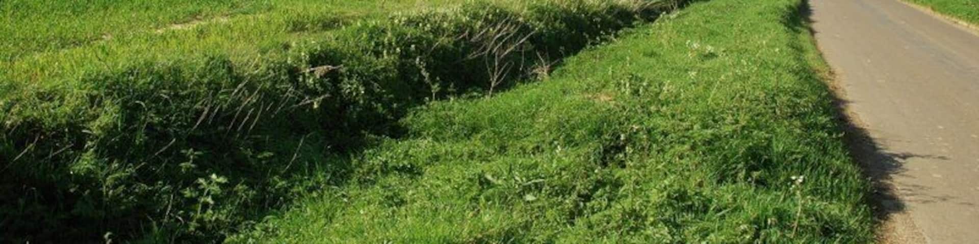 Over Compton, Dorset The road from Over Compton down to Trent