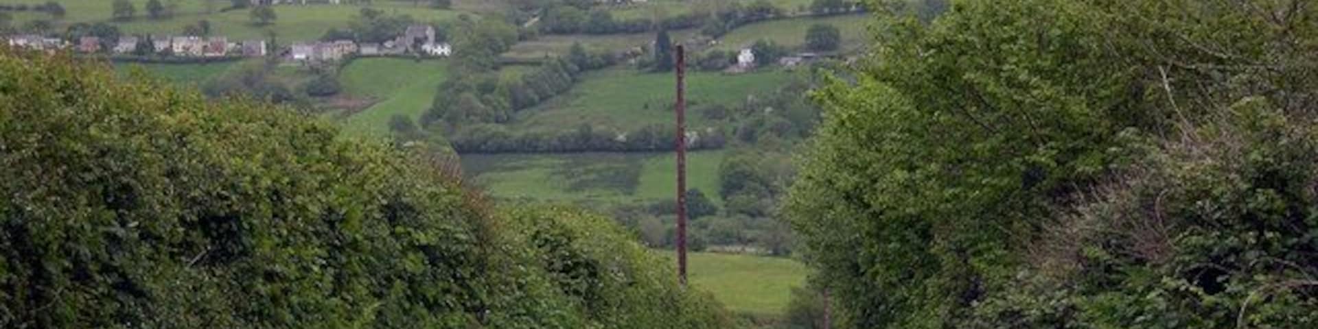 Road to Plas Mawr from Plas Uchaf