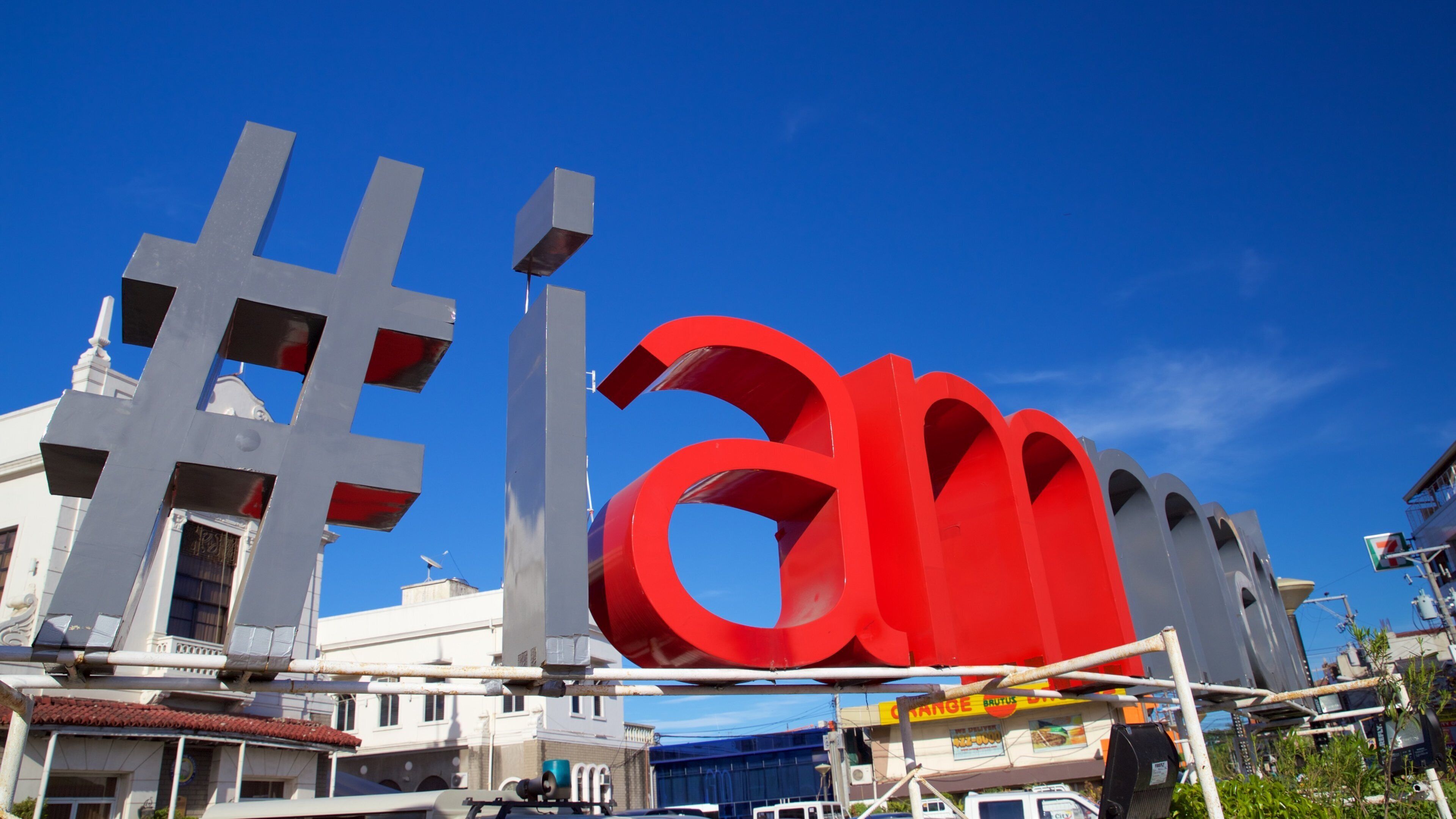 Cebu which includes signage