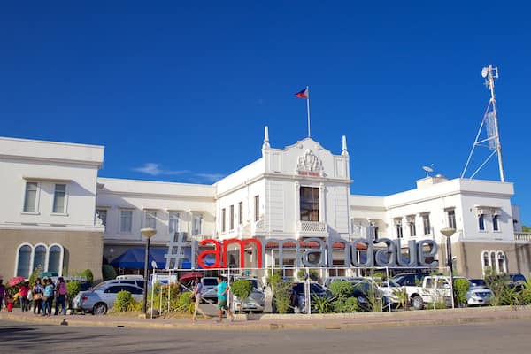 Cebu Island showing signage and street scenes