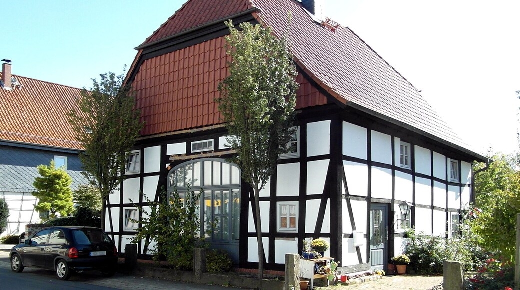 Das Fachwerkhaus Steinhauer Straße 35 im Springer Stadtteil Völksen in Vierständerbauweise wurde im Jahre 1804 errichtet.