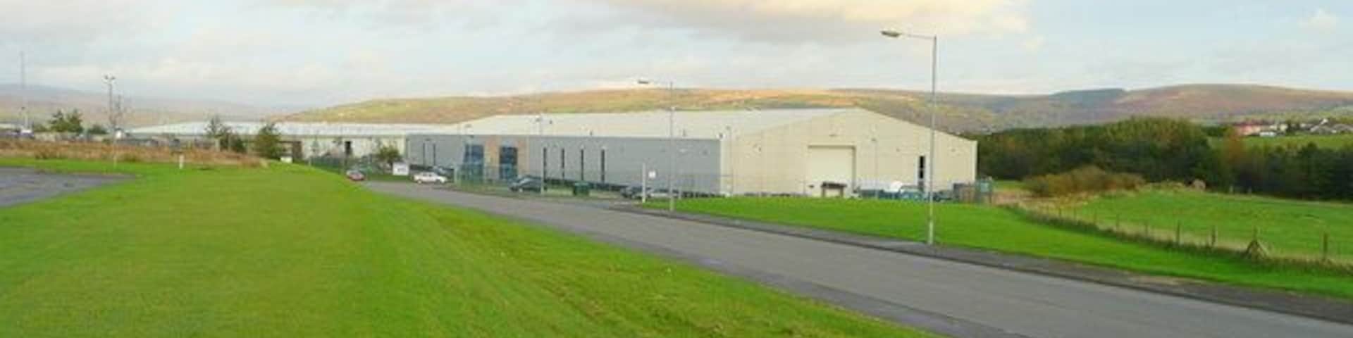 Industrial units at Parc Hendre The post-industrial South Wales economy is based on facilities like these.
