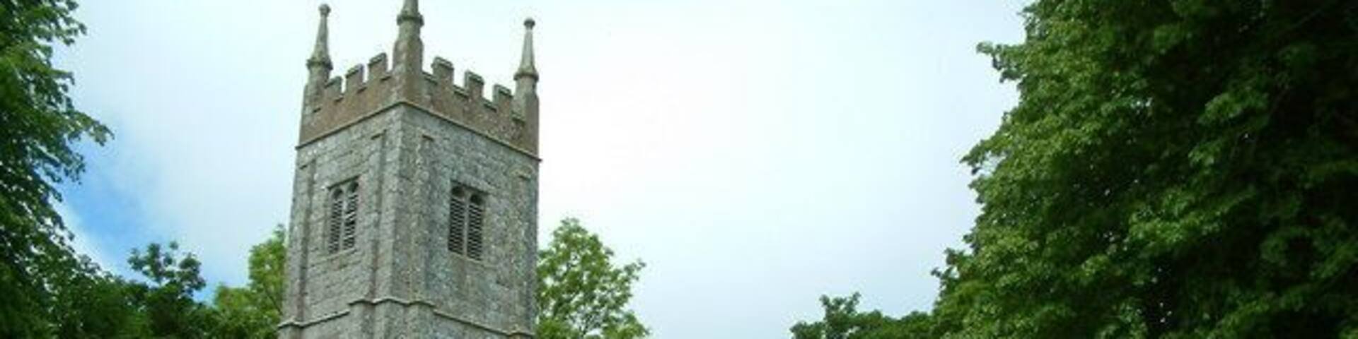 St Michael's parish church, Spreyton, Devon, seen from the southeast