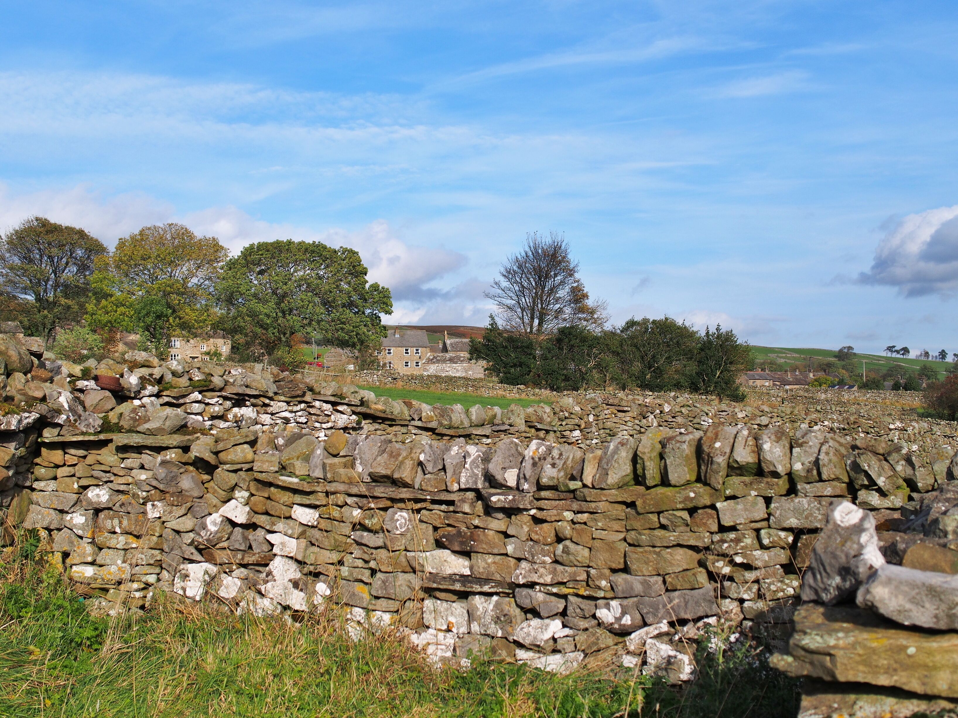 Dry stone walls by Carlton village, North Yorkshire
