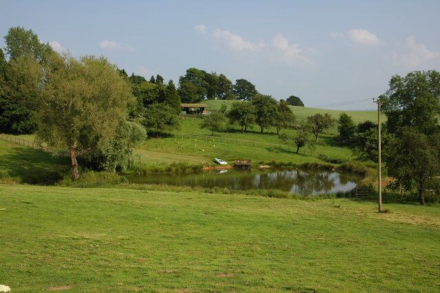 Pool near Churchstile Farm, Coreley