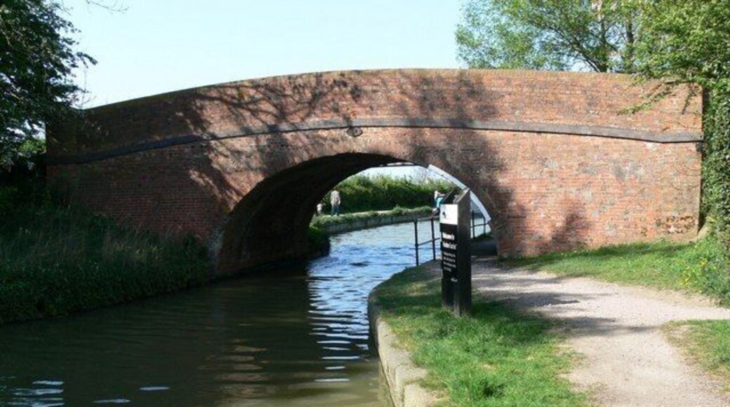 Gumley Road Bridge Crossing the Grand Union Canal close to Foxton Locks, Leicestershire.