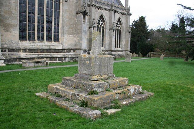 Churchyard Cross Base of a medieval cross in St.Andrew's churchyard