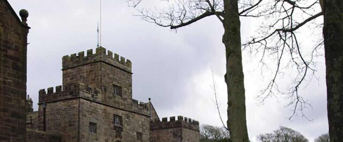Hoghton Tower. The house is a Grade I listed building.