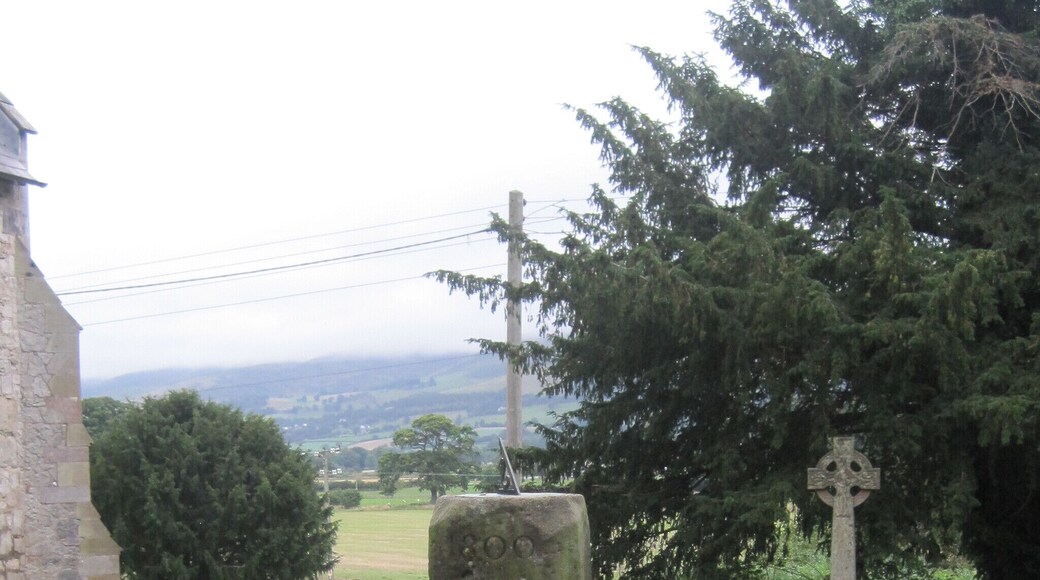 The Church of St Cynfarch and St Marys, Llanfair DC near Ruthin, Denbighshire, Wales. Sundial.