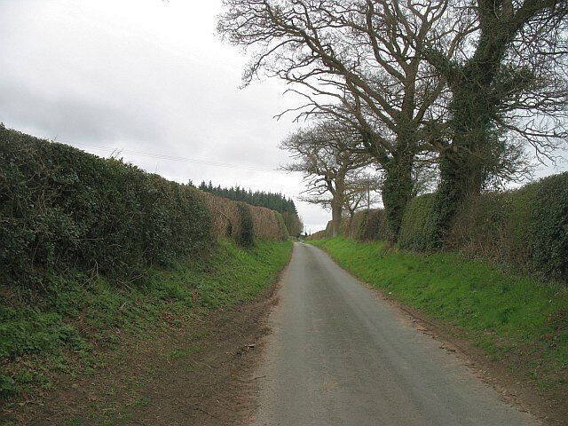 Grug Hill Lane from Ruyton to Grug Hill, also called Grug Hill.