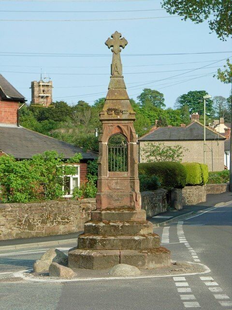The Cross At the road junction.