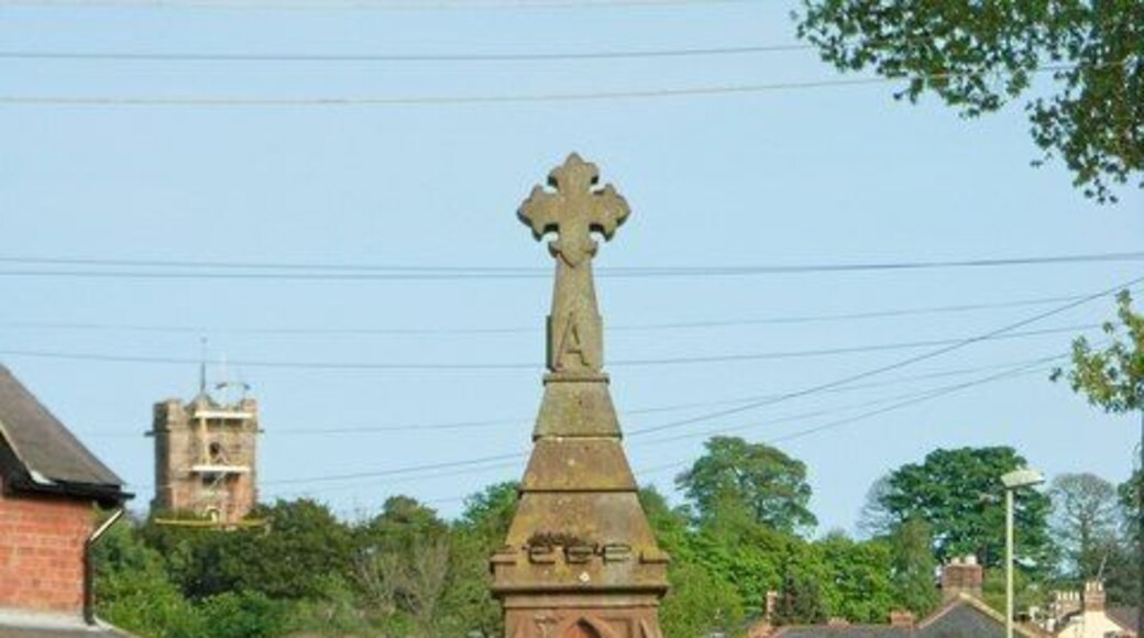 The Cross At the road junction.