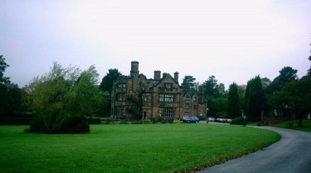 Standon Hall near Eccleshall This is Standon Hall near to Eccleshall. It is currently a home for the elderly but for some years it used to be the nurses quarters and admin block for the Orthopaedic Hospital that used to be here (out of view on the right).