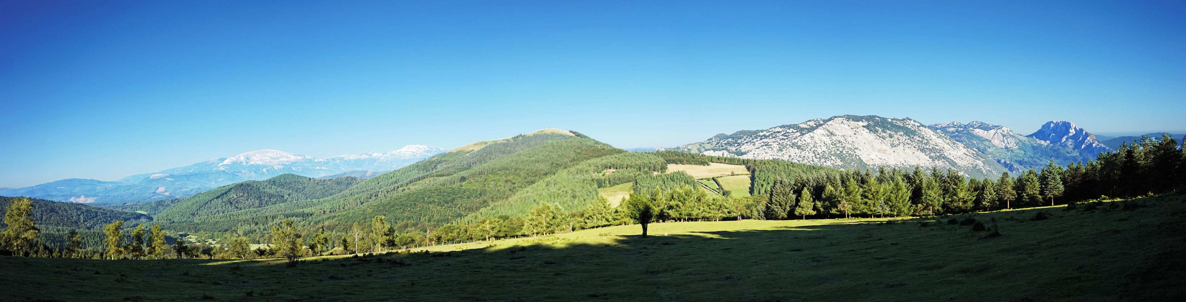 View of mountains in Urkiola Natural Park. Basque Country, Spain.