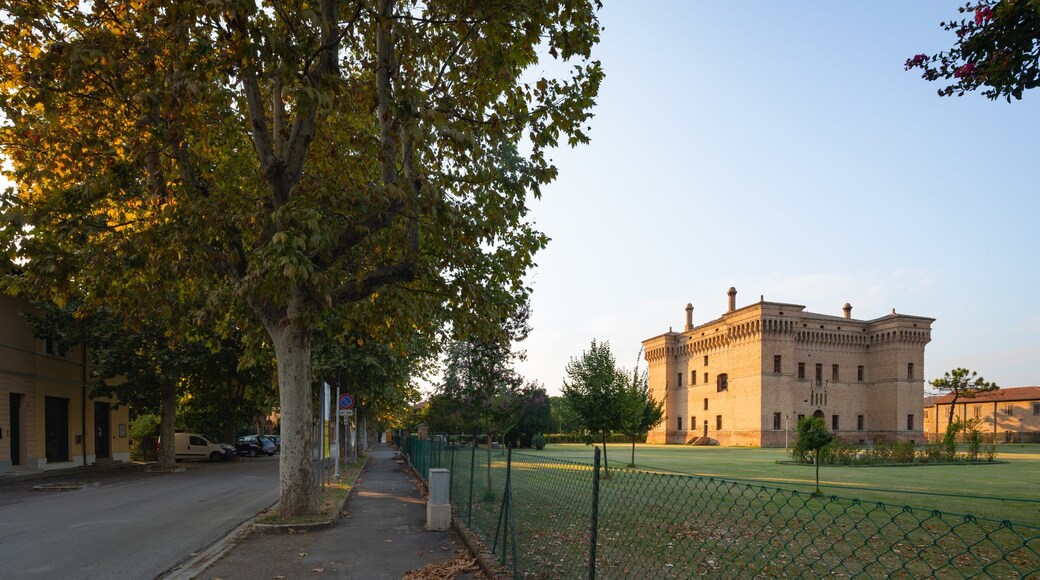 Castiglione di Ravenna featuring heritage architecture, chateau or palace and a sunset