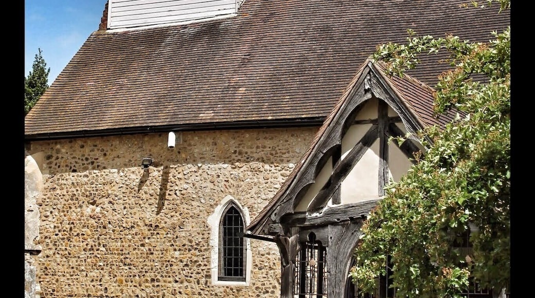Traditional Anglo-Saxon era church in Little Clacton village.