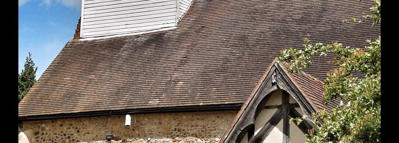 Traditional Anglo-Saxon era church in Little Clacton village.