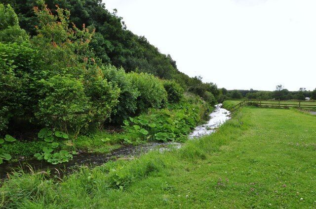 Gleaston stream Large stream or beck running across the SE corner of Gleaston.