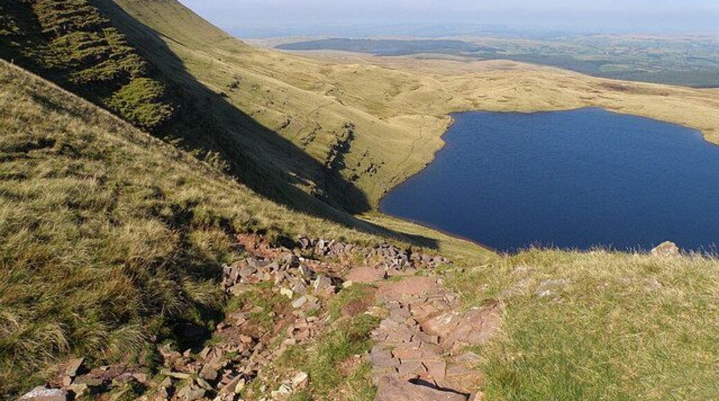 Llyn y Fan Fawr and Fan Foel Llyn y Fan Fawr and Fan Foel as seen from Bwlch Giedd.