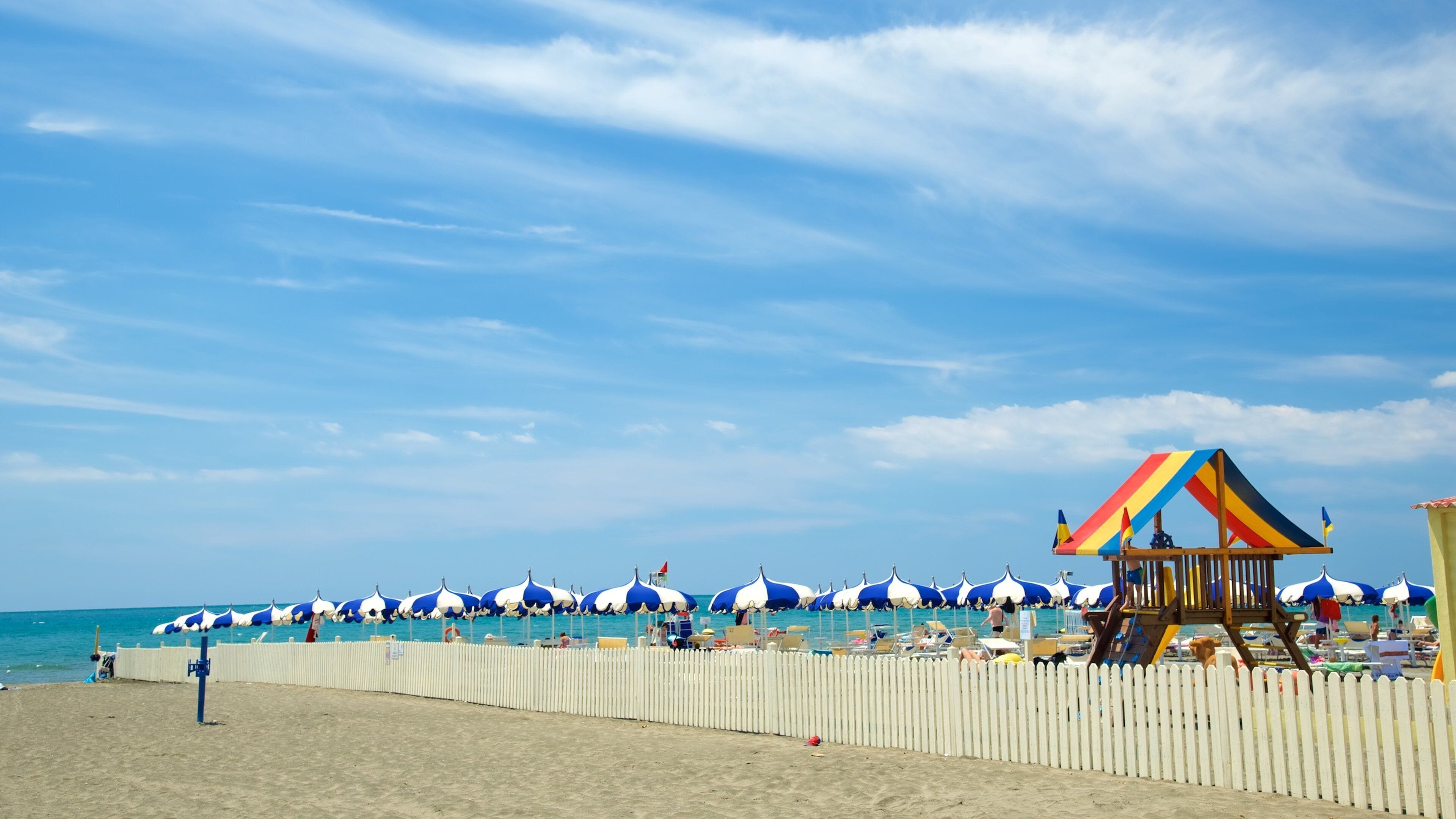 Tarquinia mit einem Strand