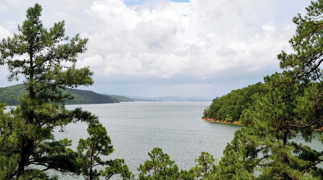 My husband, friends and I planned our annual camping trip. Lake Ouachita State Park was this years park of choice. Its located about an hour and a half outside Little Rock. This is photo was taken from the Point 50 Overlook on the Caddo Bend Trail. #waterlust