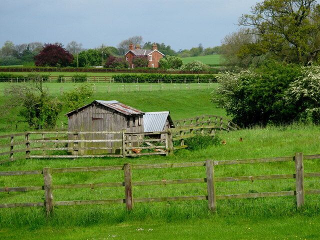Wath Gates View towards the former Wath Lane crossing of the dismantled NER Masham & Ripon Branch rail line.