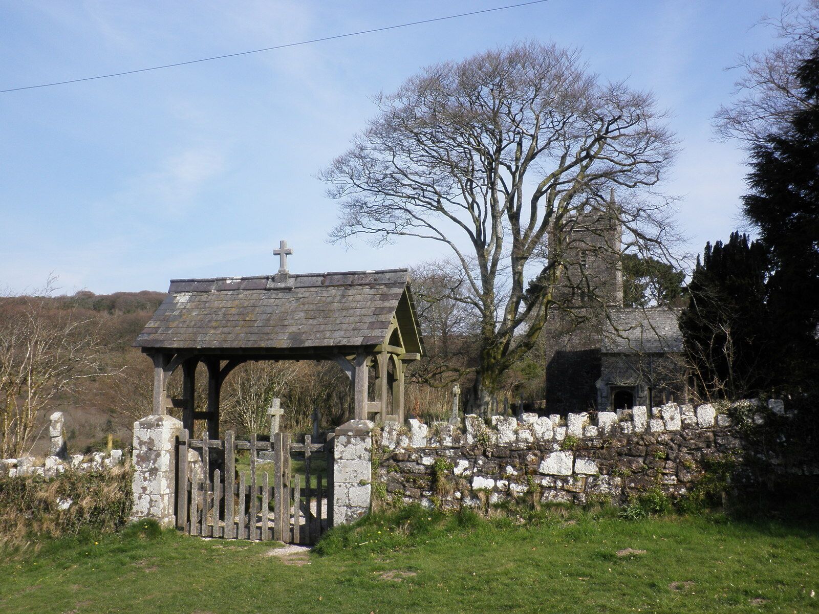 Lych Gate, St Petroc's Church, Harford
