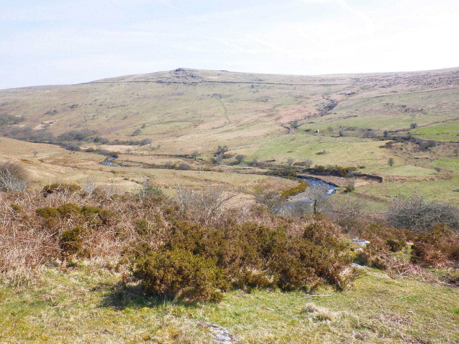 Looking down to the River Erme