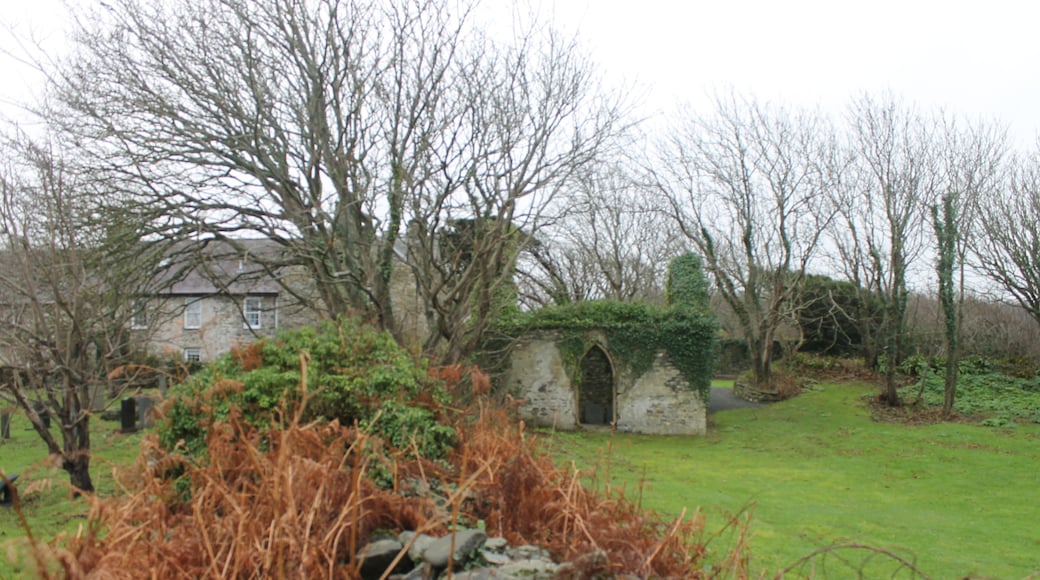 The church of Llanina, near Ceinewydd (New Quay), Ceredigion.