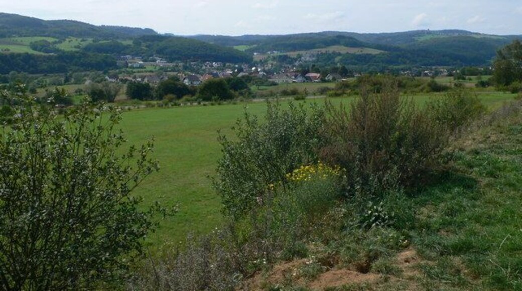 View towards Katzenfurt from the Autobahn service station
