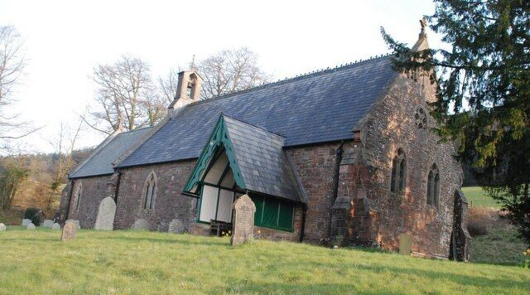 St James's parish church, Upton, Somerset, seen from the northwest