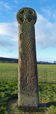 Possibly a "lamentation stone" not too far from Whitford. www.castlewales.com/maenachwyfan.html