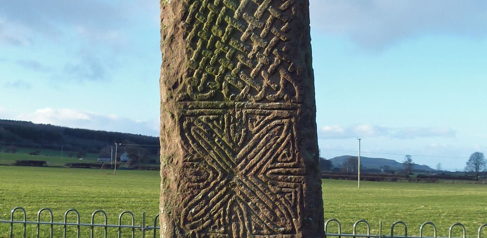 Possibly a "lamentation stone" not too far from Whitford. www.castlewales.com/maenachwyfan.html