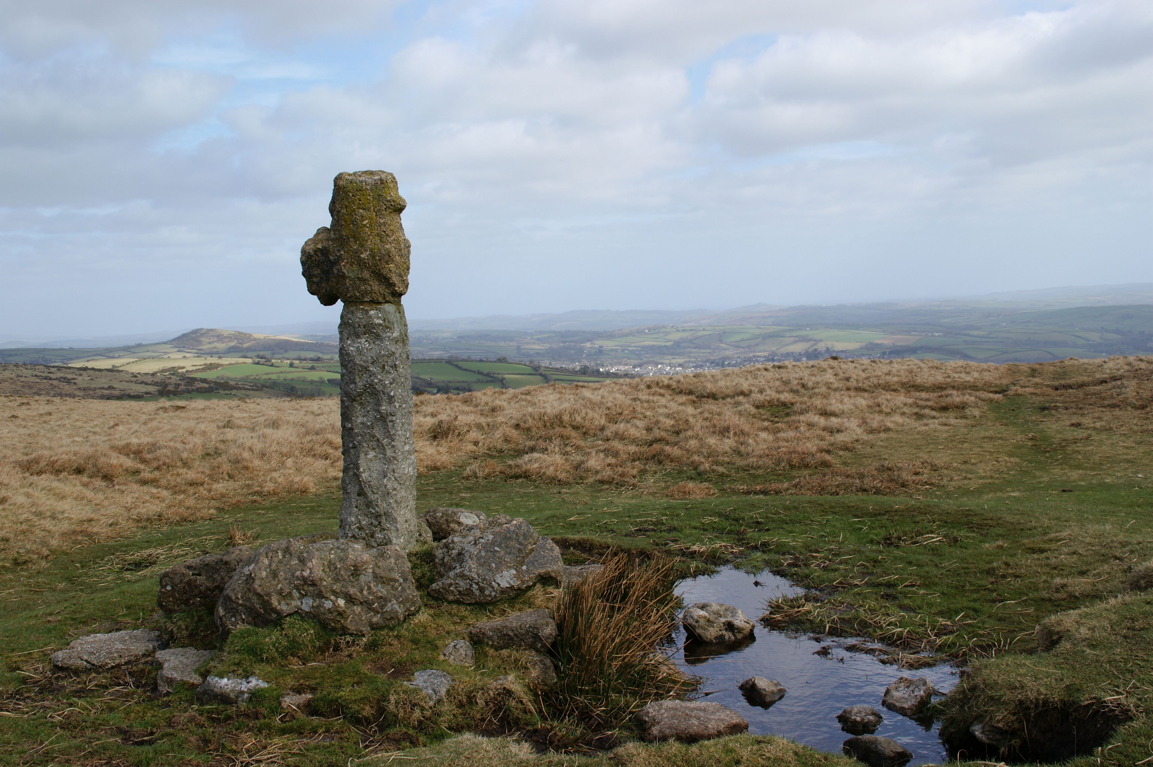 Spurrell's Cross on the southern edge of Dartmoor