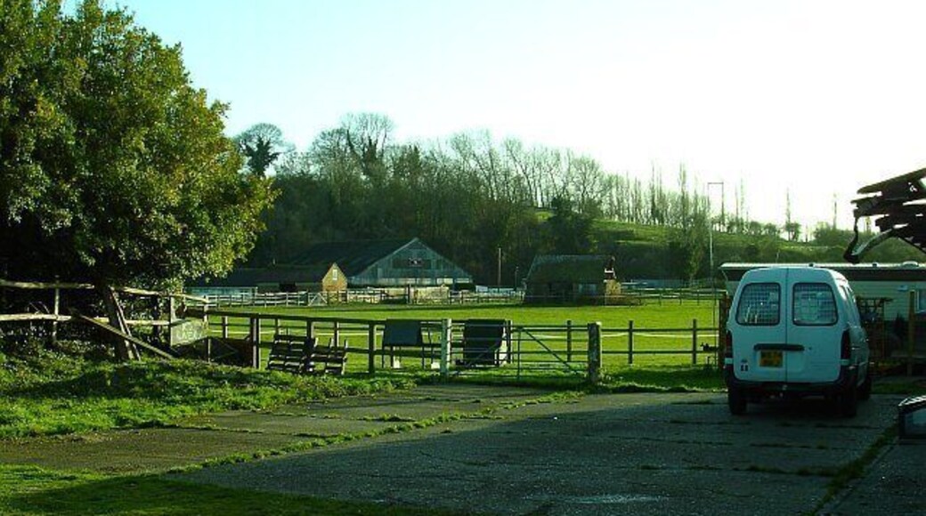 Stables near Teynham South of the Lower Road to the east of the village.