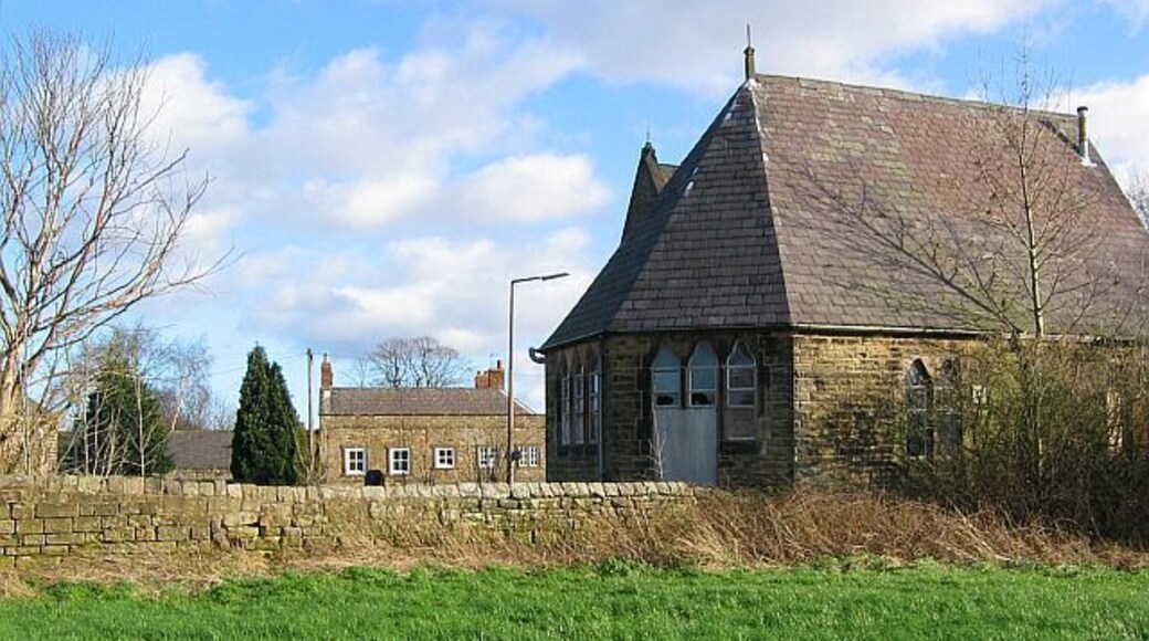 Derelict church hall, Shirland This church hall was last used by youth groups but now stands derelict. Most community activities are now run from a newer village hall. Beyond the church hall, Shirland House can be seen. This house stands at the junction with Town End and Main Road (A61).