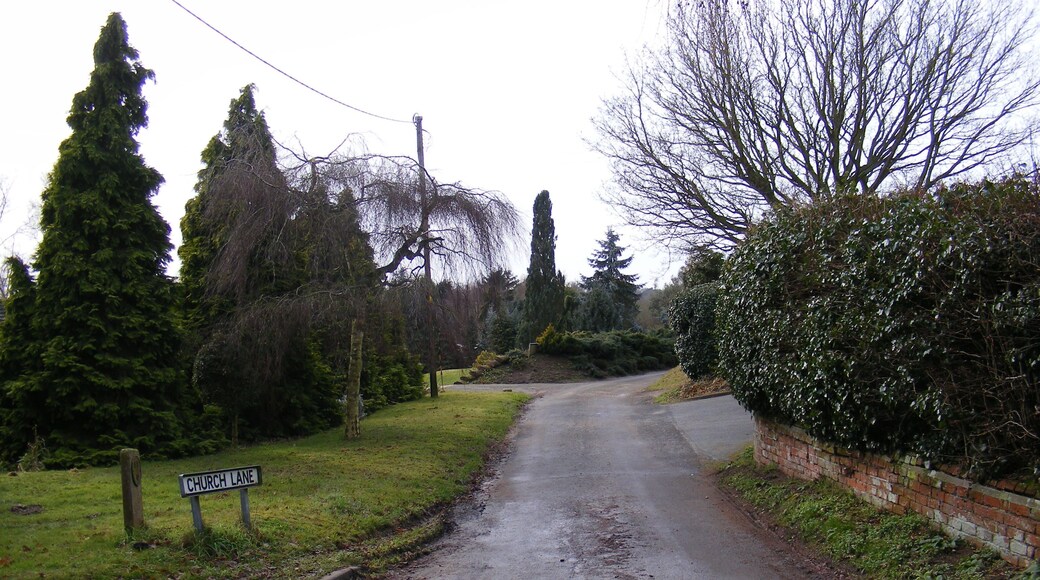 Church Lane, Playford Looking towards the centre of the village.