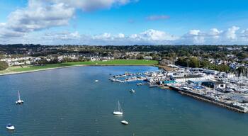 Parkstone marina and Parkstone yacht club in Sandbanks , Poole, Dorset, UK