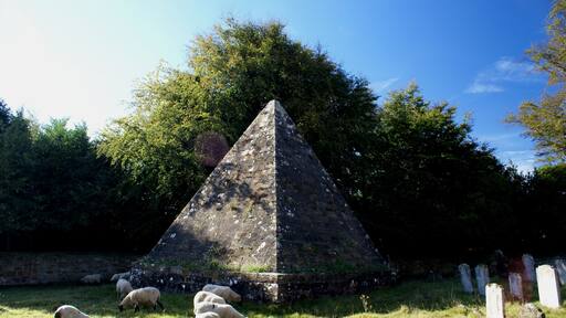 "Mad Jack" Fuller's tomb in Brightling Churchyard, East Sussex.