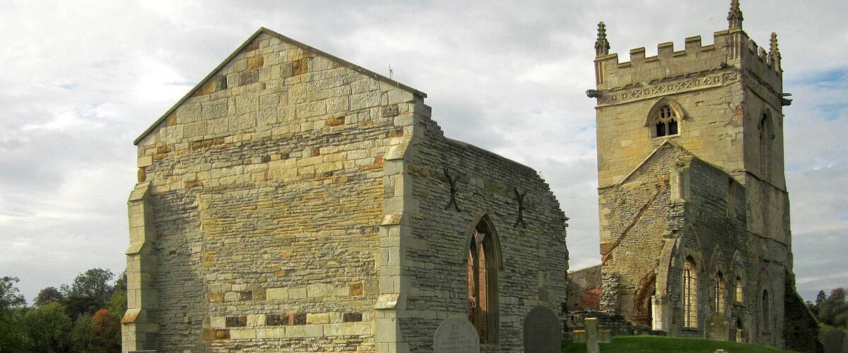 St Mary's church, Colston Bassett. A listed building.