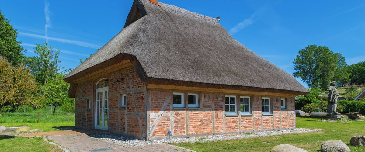 The Traitor's House (Verräterhaus) in Groß Stresow, district of Putbus, Landkreis Vorpommern-Rügen, Mecklenburg-Vorpommern, Germany.