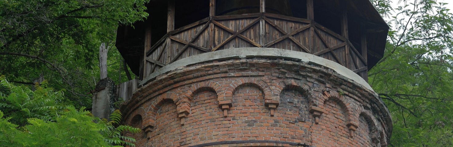 Brick oven end of 19th century in Blumau, South Tyrol