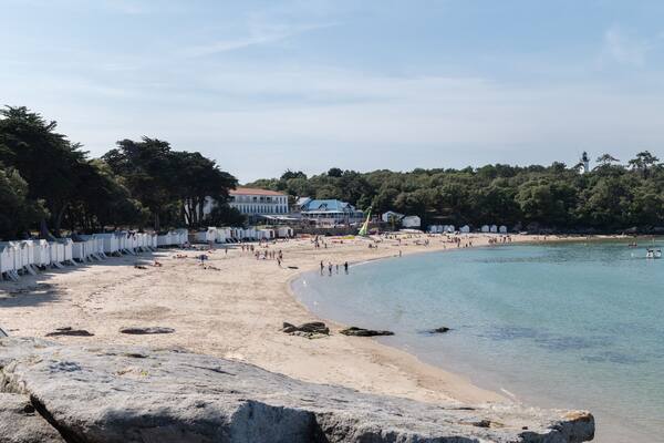 Plage du Bois de la Chaise sur l'île de Noirmoutier en Vendée