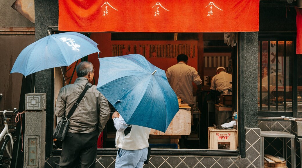 Narita Omotesando featuring street scenes as well as a couple