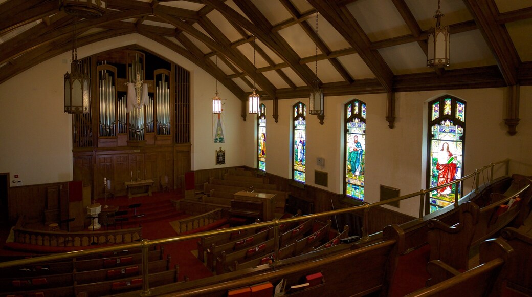Princeton United Methodist Church featuring interior views, a church or cathedral and heritage elements