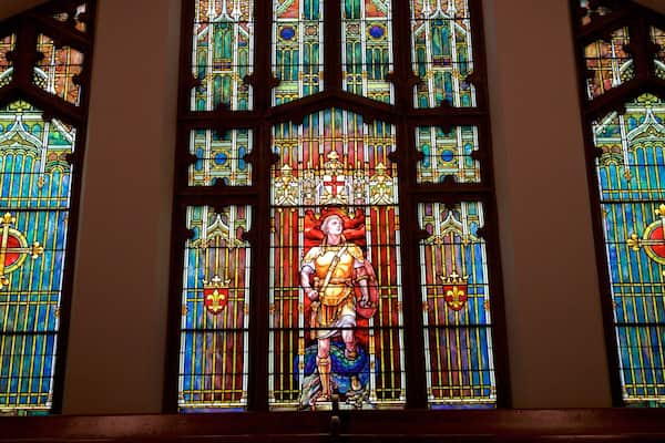 Princeton mettant en vedette église ou cathédrale, éléments religieux et vues intérieures