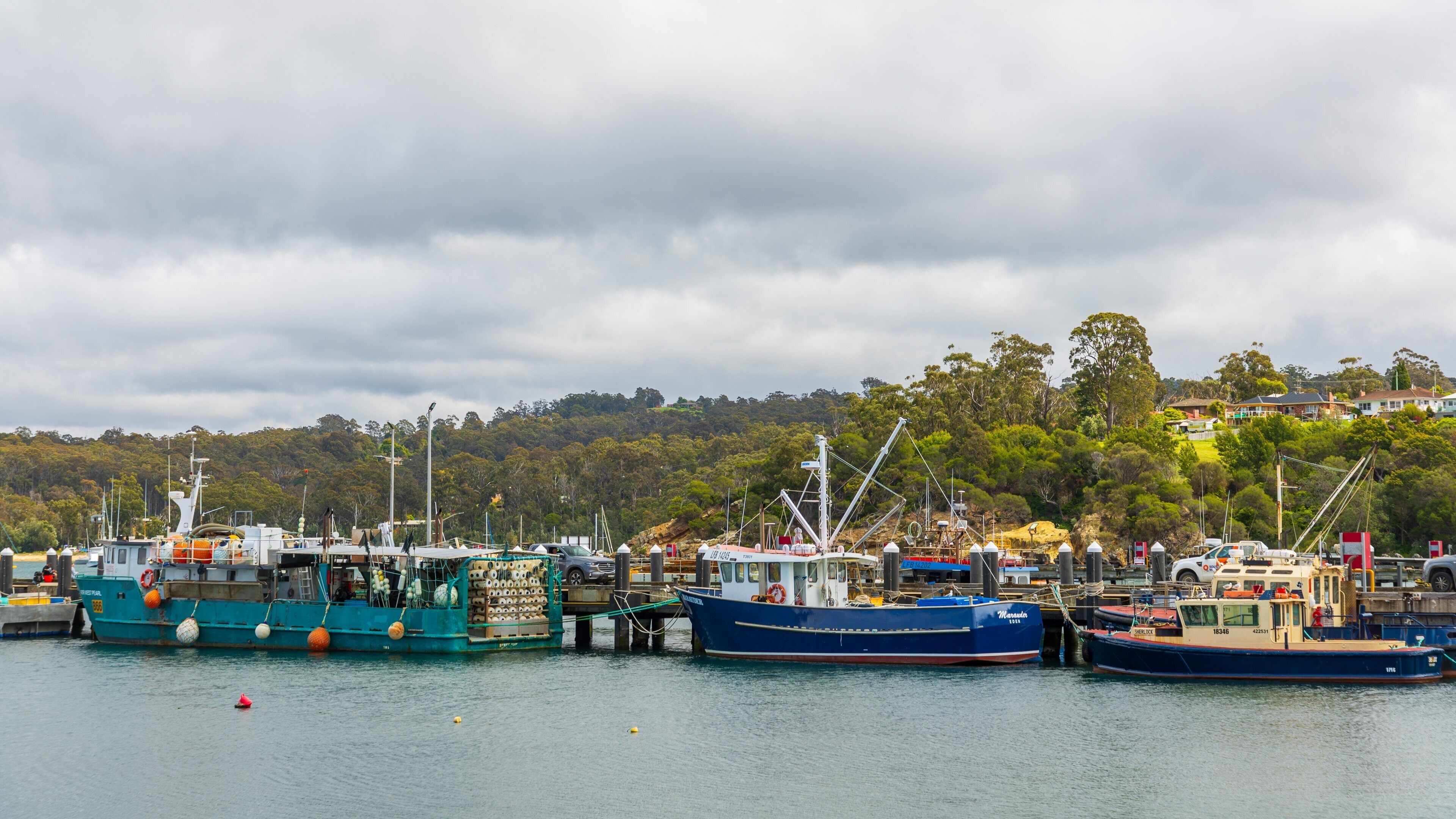 Eden Wharf featuring a bay or harbor