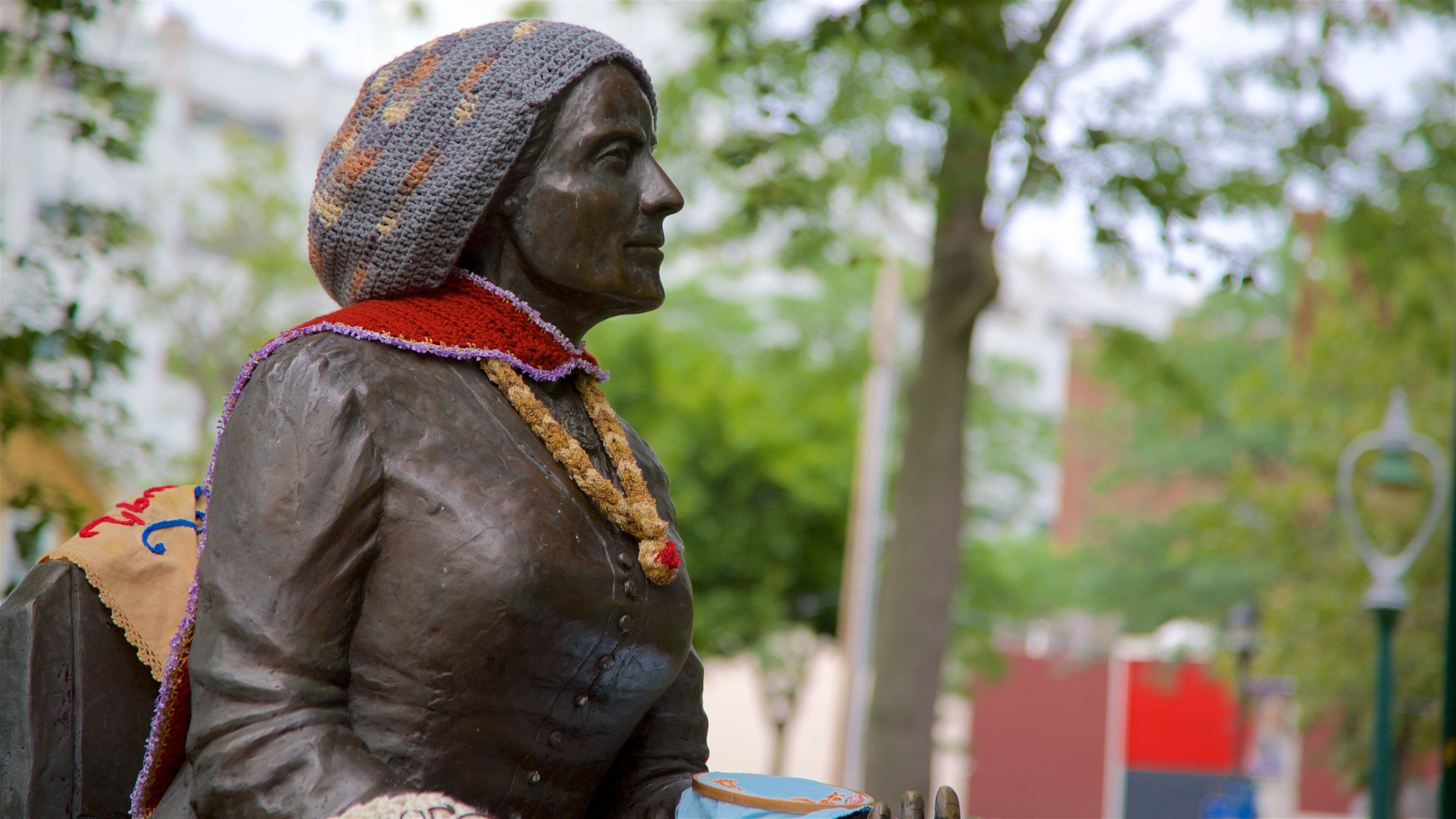 Susan B. Anthony Square which includes a statue or sculpture