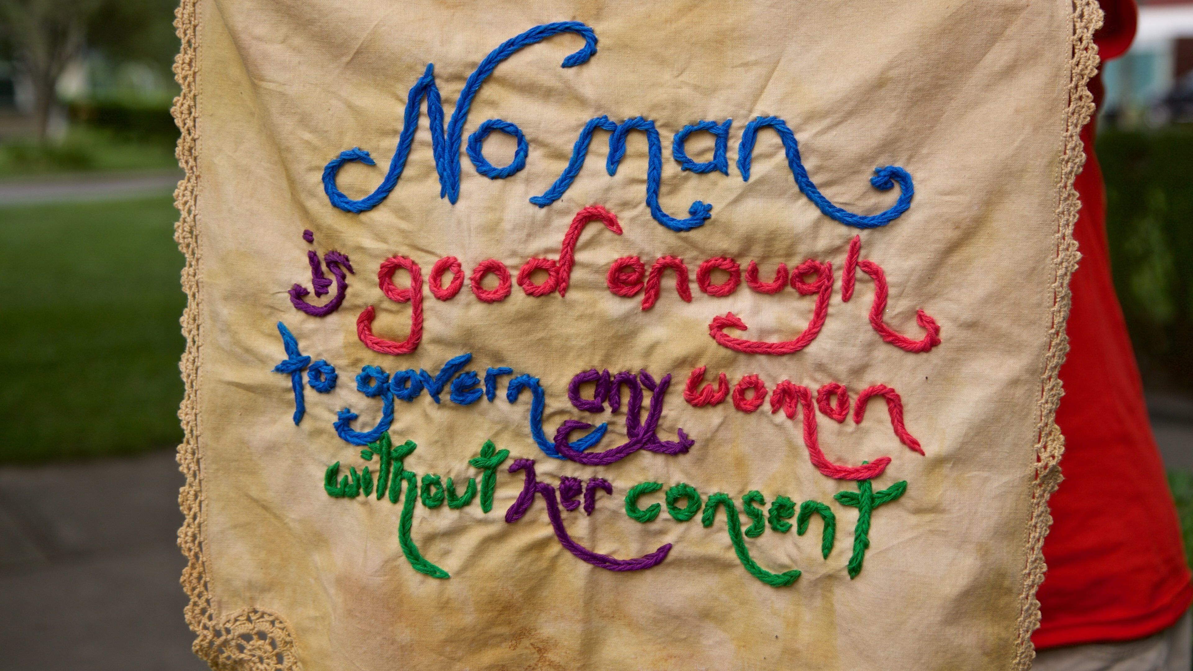 Susan B. Anthony Square showing signage